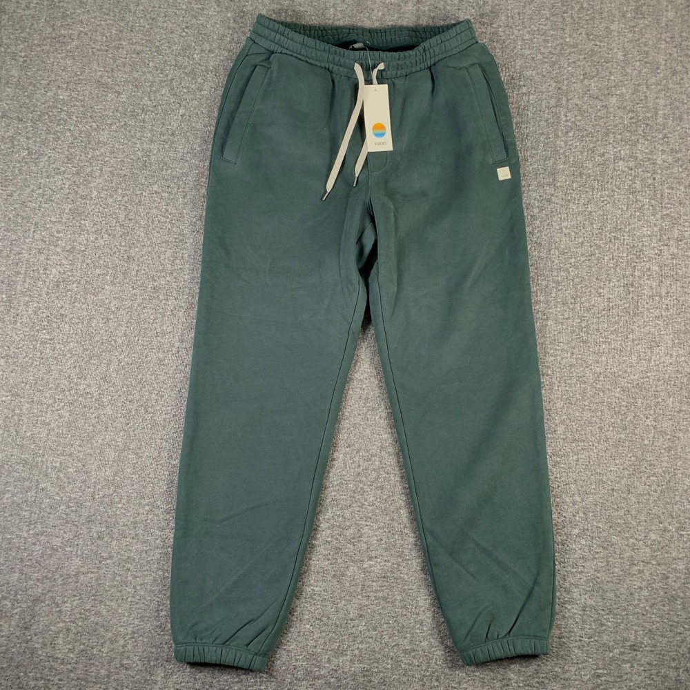 Vuori Seaside Sweatpants Men Medium Hemlock Green V4007 NEW